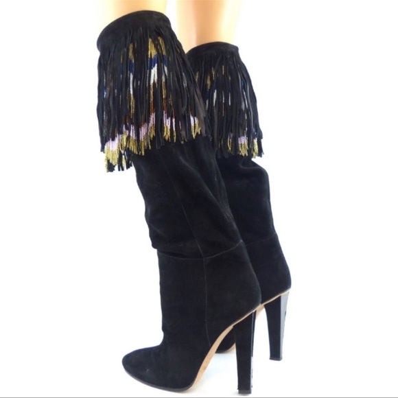 🔥 PRICE DROP JIMMY CHOO "BILL" FRINGE BOOTS - Picture 3 of 15
